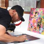 Staff photo/Heather Spaulding. Joe Wright in his studio.