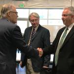 Gov. Inslee meets with OPALCO to talk broadband, clean energy and electric ferries