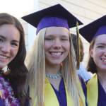 Friday Harbor Graduates throw their caps