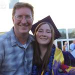 Friday Harbor Graduates throw their caps