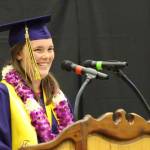 Friday Harbor Graduates throw their caps