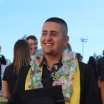 Friday Harbor Graduates throw their caps