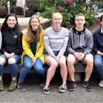 Contributed photo. Friday Harbor High recipients of the Inskeep scholarships.