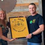 A fin for thanks to the 569 deepwater divers