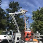 Contributed photo                                OPALCO crew work to strengthen islands power grid.