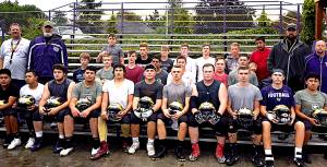Wolverines football team works together