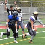 Here is Kyson Jackson (22) scoring one of his many touchdowns for the day. <em>(John Simpson/Contributed photo) </em>