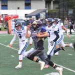 Wolverine Connor Haines, No. 29, sprints for the endzone. <em>(John Stimpson/contributed photo)</em>