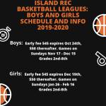 Island Rec’s basketball leagues