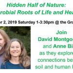 ‘Hidden Half of Nature: Microbial Roots of Life and Health’