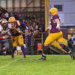 Austin Wynne, No. 55, on his way to block a Lion punt. (John Stimpson/Contributed photo)