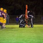 Officials check to see if the Wolverines got a first down next play the got it! (John Stimpson/Contributed photo)