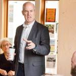 Rick Larsen during a previous visit to Friday Harbor. (Mandi Johnson/staff photo)