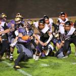 Wolverines Kyson Jackson, No. 22, outruns the Tigers team to the goal line. (John Stimpson/contributed photo)