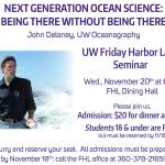 Friday Harbor Labs seminar, Nov. 20