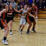 Liz Cruz, No. 22, battles for a rebound. (John Stimpson/contributed photo)