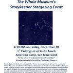 Stargazing with The Whale Museum