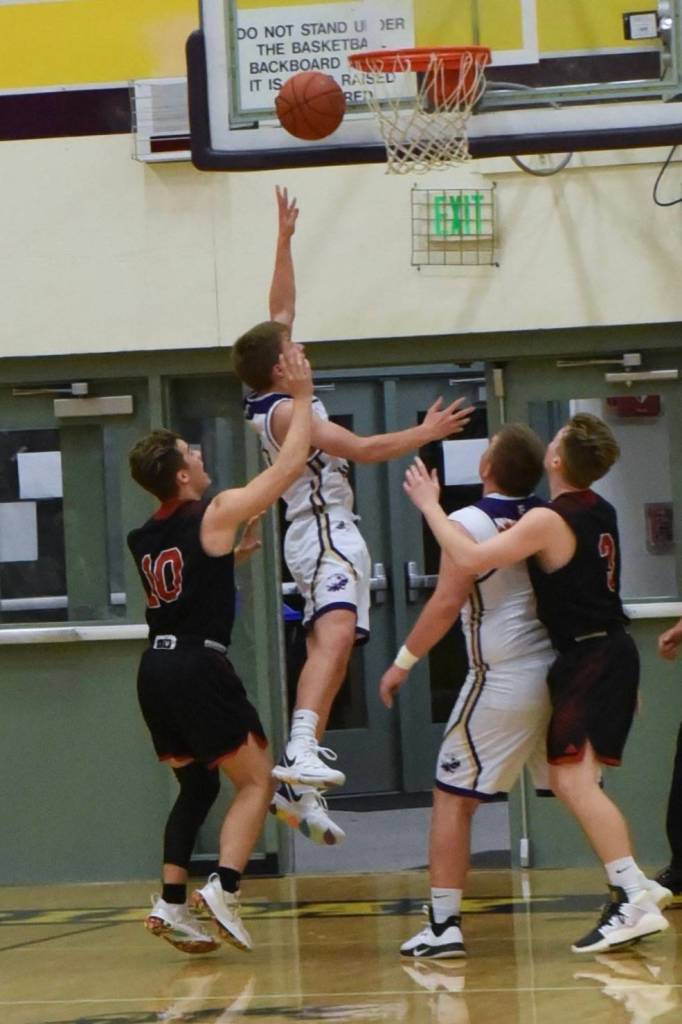 Dylan Roberson gets inside for a two-point layup. (John Stimpson/contributed photo)
