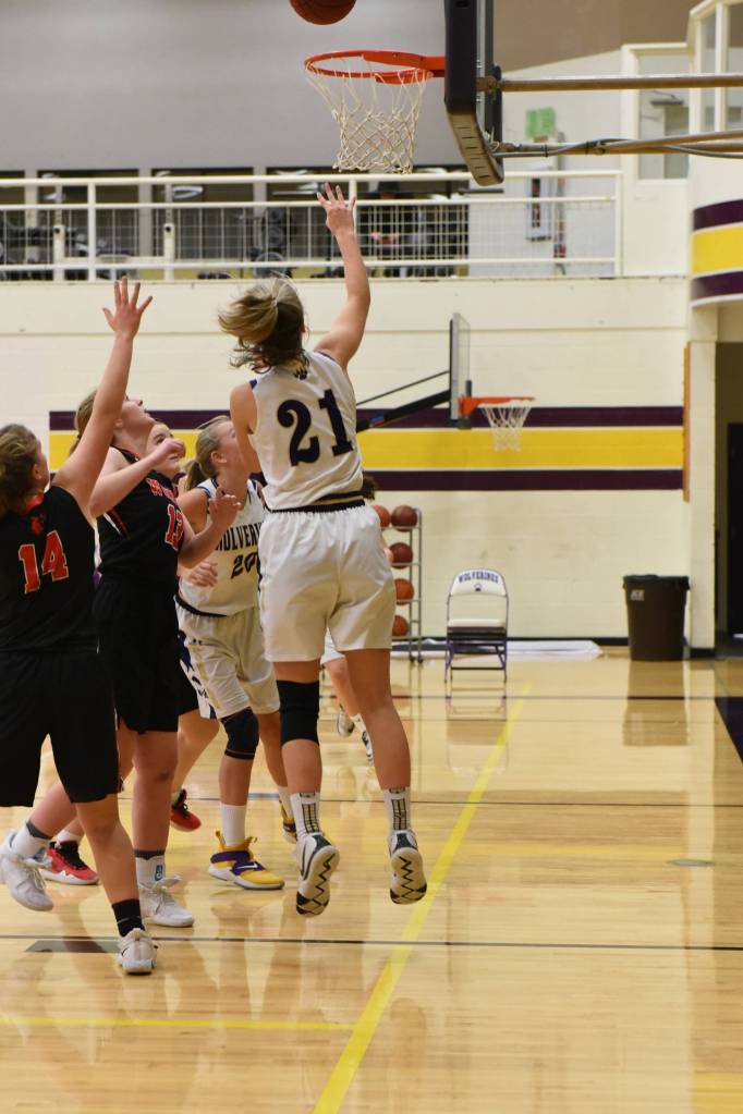 Bailee Lambright fires off a jump shot for two points. (John Stimpson/contributed photo)