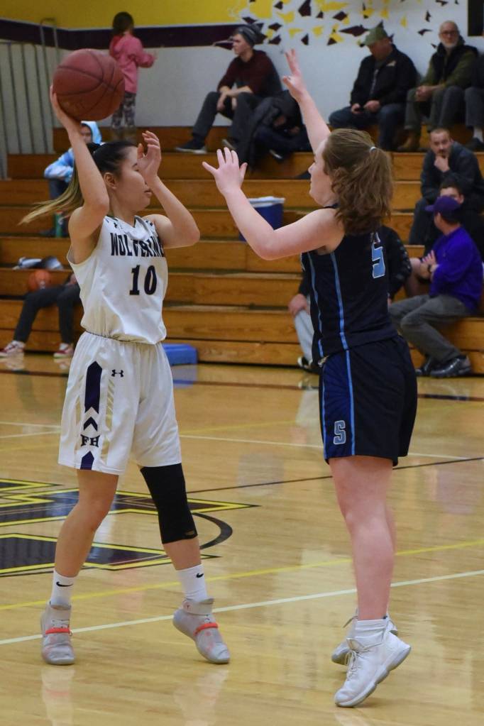 Olivia Meenan set up the offensive play. (John Stimpson contributed photo.)