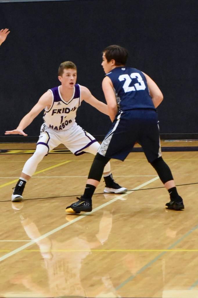 Ethan Germain applies defense to the Turks. (John Stimpson contributed photo.)