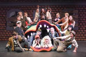 Students aim for thespian honors with “Little Shop of Horrors”