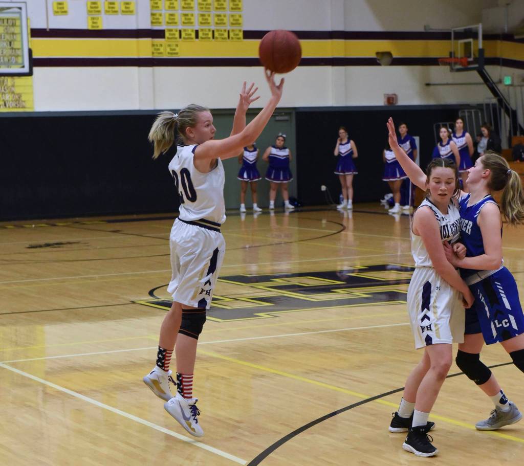 Ashley Lawson shoots for two. (Contributed photo by John Stimpson.)
