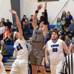 Kyson Jackson slips in a two-point layup. (John Stimpson/contributed photo.)