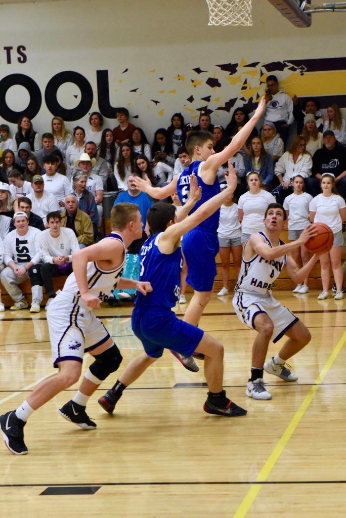 Ty Anderson prepares for his shot for two points. (John Stimpson/contributed photo.)