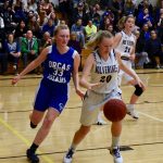 Ashley Lawson gets control of a rebound and heads down court. (John Stimpson/contributed photo.)