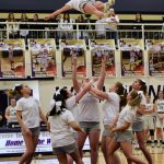 Wolverine Cheer Squad kept the crowds spirit high. (John Stimpson/contributed photo.)