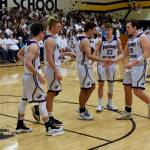 Wolverine starting five: L to R: Ethan Germain, JJ Jones, Ty Anderson, Dylan Roberson, and Gavin Mason. (John Stimpson/contributed photo.)