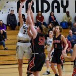 Senior Bailee Lambright with a two-point layup. (John Stimpson/contributed photo)