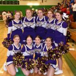 he Wolverine cheer squad provided plenty of spirit to the fans. (John Stimpson/contributed photo.)
