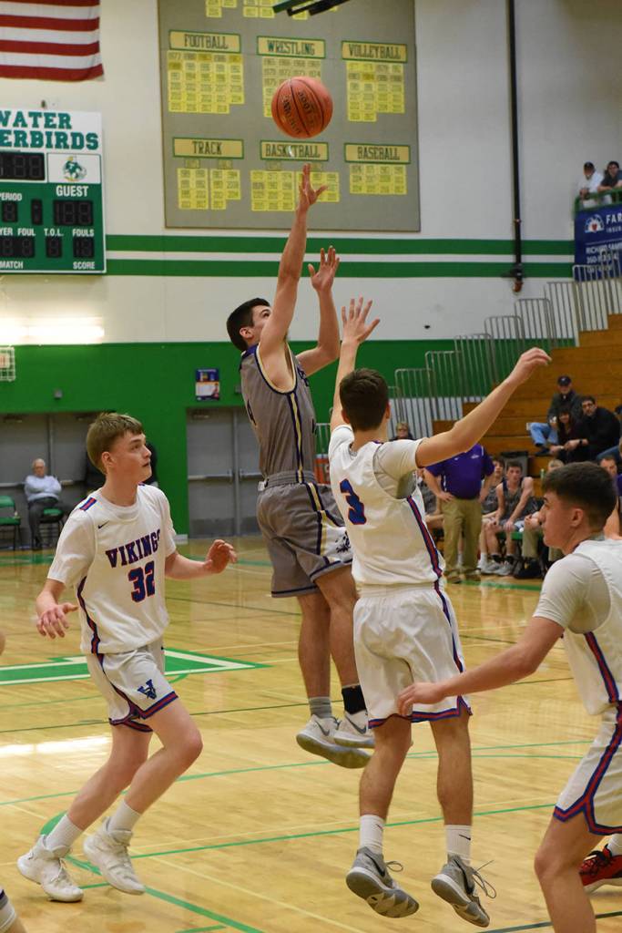 Ty Anderson shoots for two with a jump shot. (John Stimpson/contributed photo.)