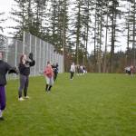 Tate Thomson/Staff photo                                Players warm up during softball tryouts. Follow the Journal to see the 2020 team photo.