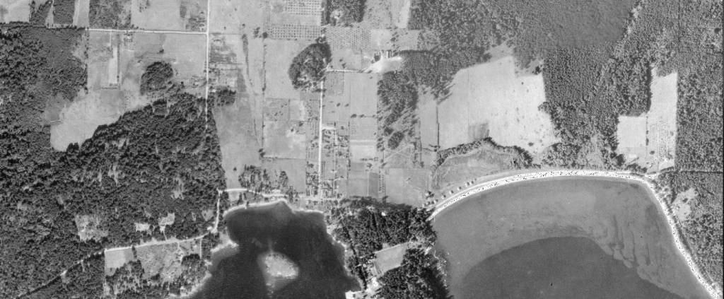 Eastsound aerial photo, 1932.