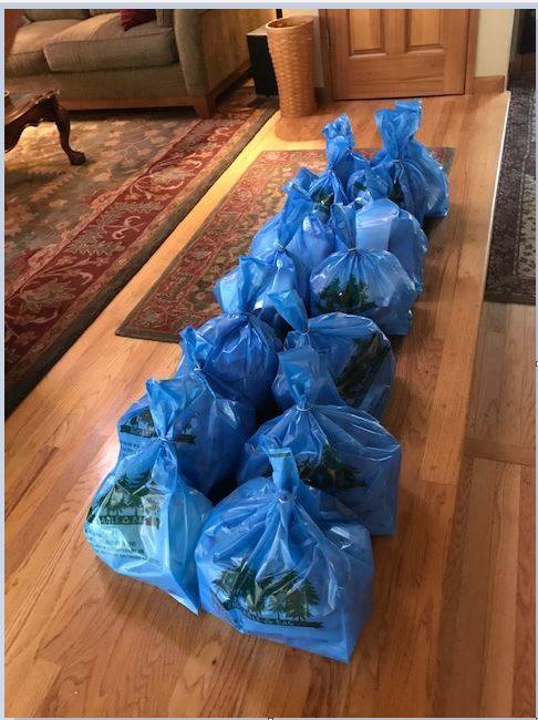 PeaceHealth masks ready for distribution. (Contributed photo)