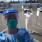 Local business and high school team up to protect health care workers