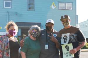 Black Lives Matter protest in Friday Harbor, June 5