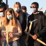 A farewell to Friday Harbor’s Black lives memorial crosses