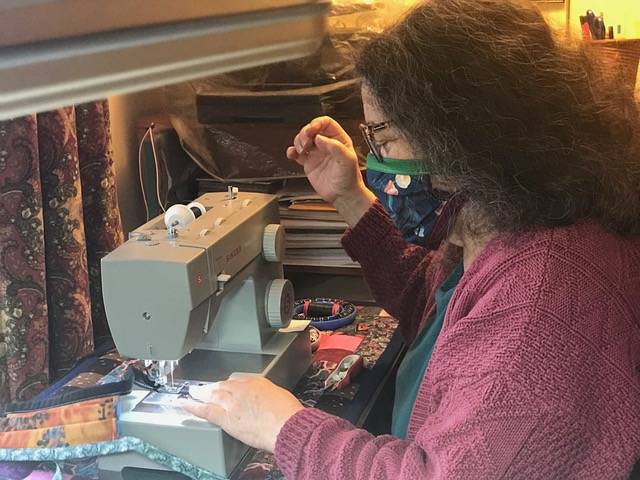 Masketeer Angie Morrison. (Contributed photo)