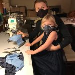 Contributed photo
Masketeers like Vasilina Mulyvania and her daughter Assata have contributed more than 4,500 sewn masks to the San Juan Island Community since March.