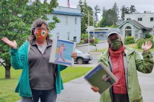 Contributed photo
VGAL volunteer Liz Covert and former VGAL Program Coordinator Lenore Bayuk.