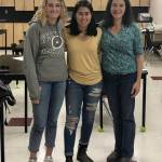 Contributed photo
From right: Katie, right, with her mentees from 2017-21, Ayla, left, and Raylee, center.