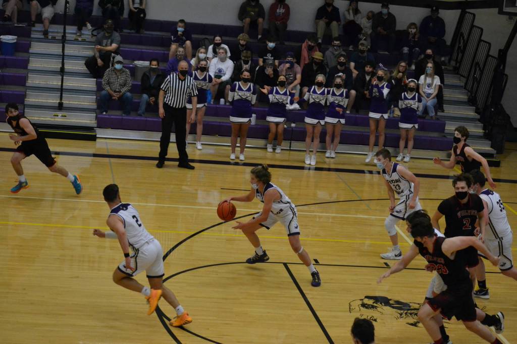 The Wolverines took on the Coupeville Wolves at home on May 22. (Jennifer Ayers/contributed photo)