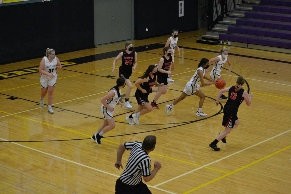The Wolverines took on the Coupeville Wolves at home on May 22. (Jennifer Ayers/contributed photo)