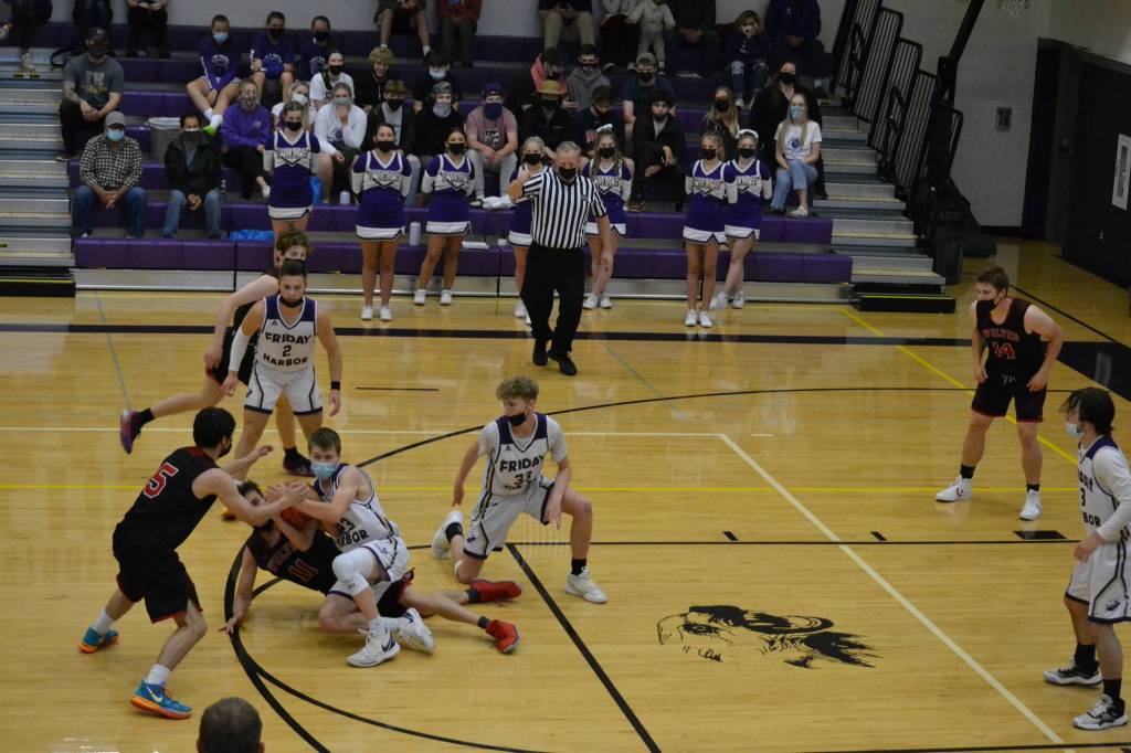 The Wolverines took on the Coupeville Wolves at home on May 22. (Jennifer Ayers/contributed photo)