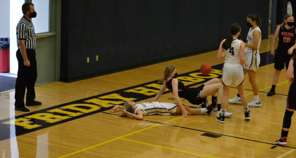 The Wolverines took on the Coupeville Wolves at home on May 22. (Jennifer Ayers/contributed photo)