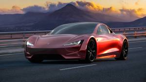 2020 Tesla Roadster, a sporty EV.